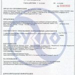 Сертификат соответствия на шланги резиновые